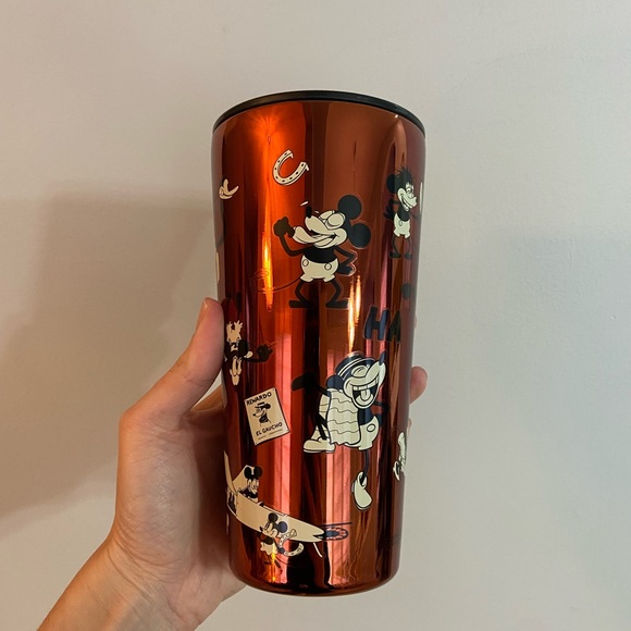 Disney Parks Retro Mickey Mouse Stainless Steel Travel Mug with Lid - Picture 2 of 10